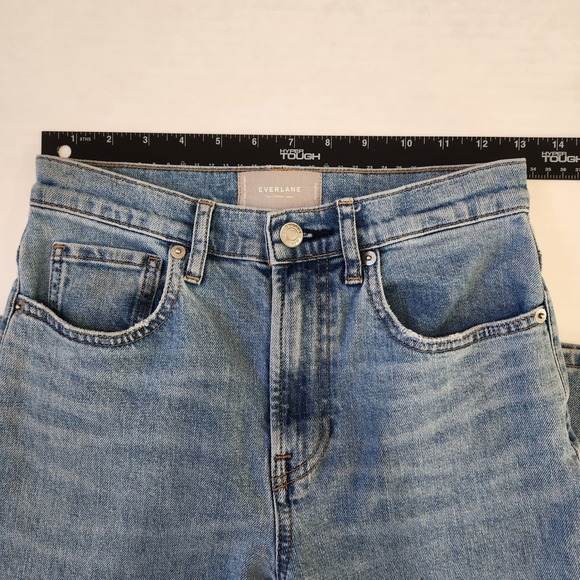 Everlane The Cheeky Jean Womens 26 Regular Light Wash Denim Straight Leg - Picture 4 of 11